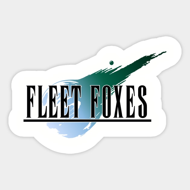 F.F. Logo Sticker by camerabob1